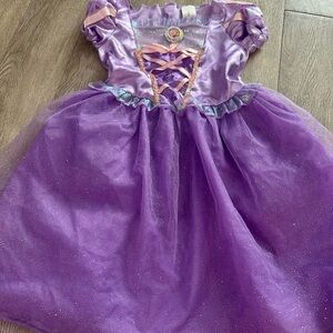 Disney Collection Rapunzel Roleplay Girls Dress Up Costume 8-10